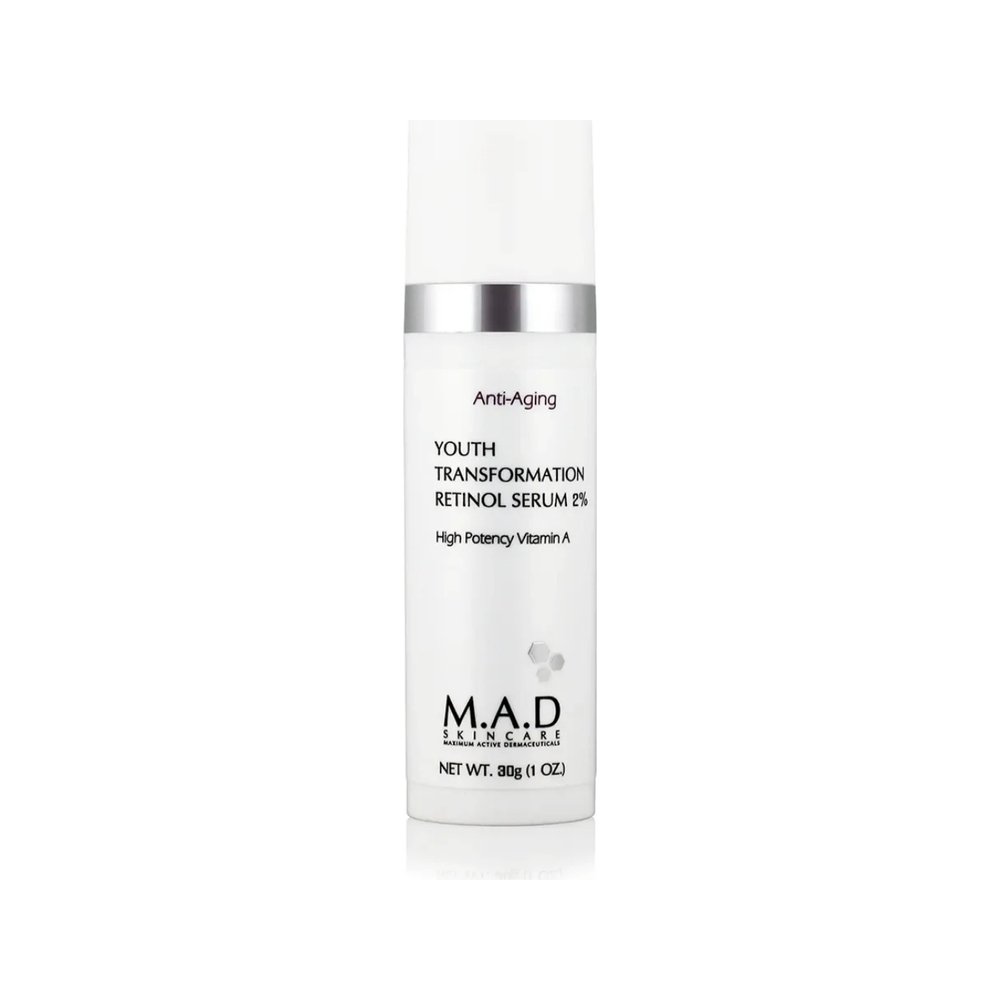 Youth Transformation Retinol Serum 2% Омолаживающая сыворотка с ретинолом 30 гр M.A.D. Skincare